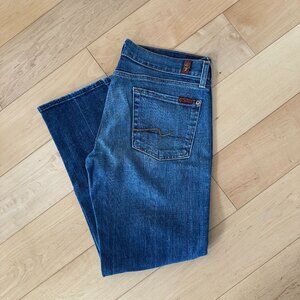 7 for All Mankind Crop Bootcut Jeans